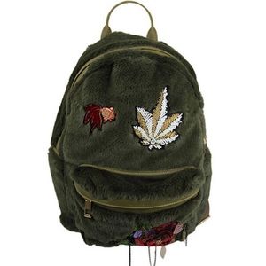 Super Soft Italian Faux Fur Backpack, NWT-Boutique